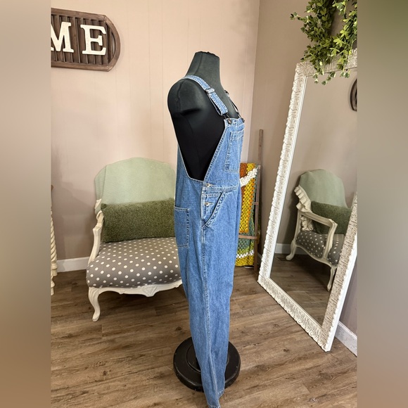 Y2K St. John’s Bay Denim Straight Leg Bib Overalls - Picture 14 of 15
